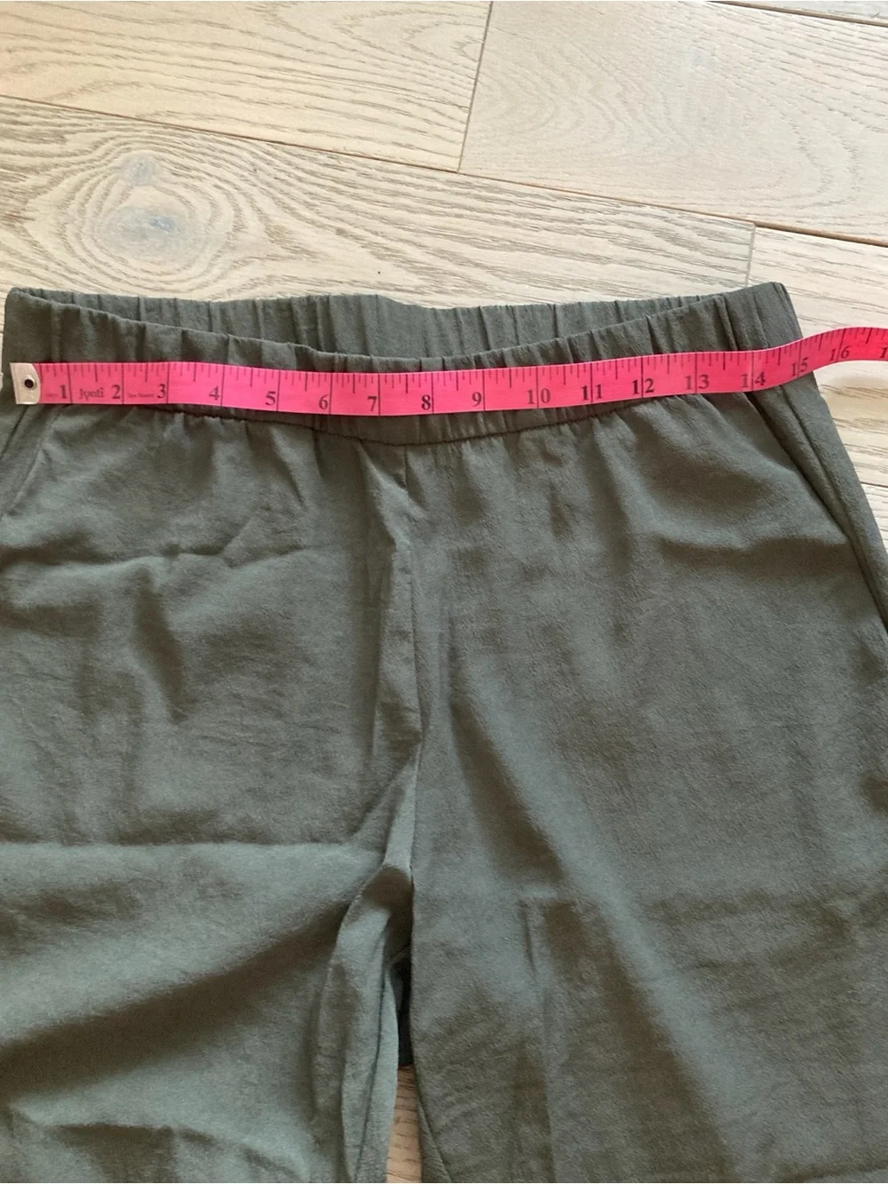 Vintage H&M Olive Green Elastic Waist Casual Pants